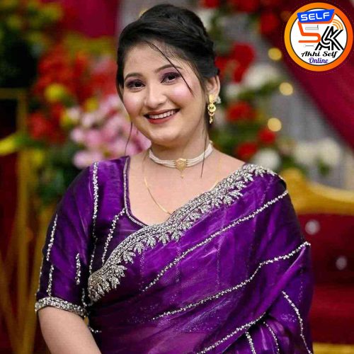 Georgette Embroidery Sharee