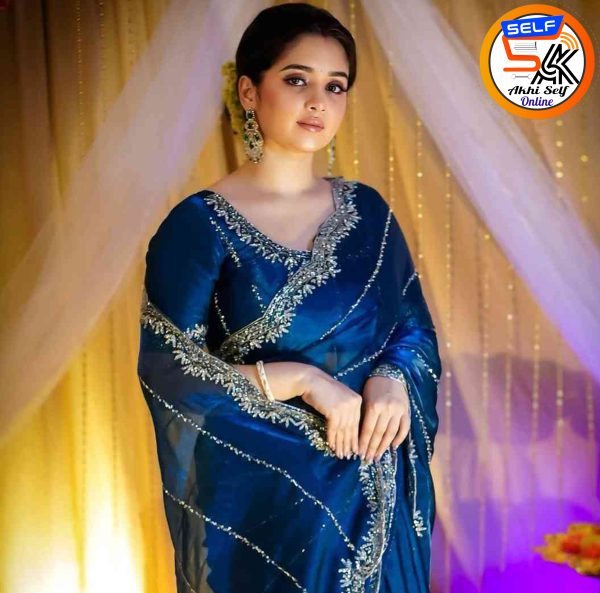 Georgette Embroidery Sharee