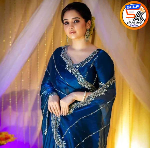 Georgette Embroidery Sharee